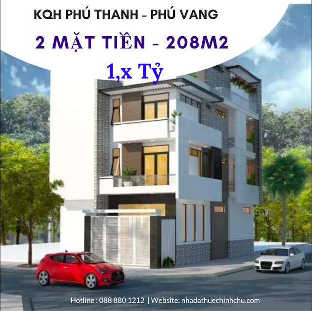 NHÀ ĐẤT HUẾ CHÍNH CHỦ Cần bán đất 2 mặt tiền KQH Phú Thanh, Phú Vang giá đầu tư - 088|880|1212