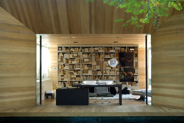 Modern home interior, Brazil