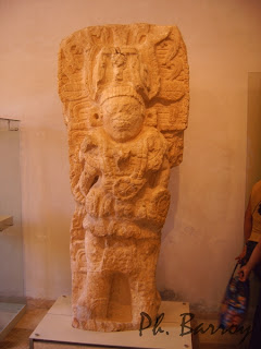 paysages du Mexique Campeche Yucatan statue Maya blog voyage photo