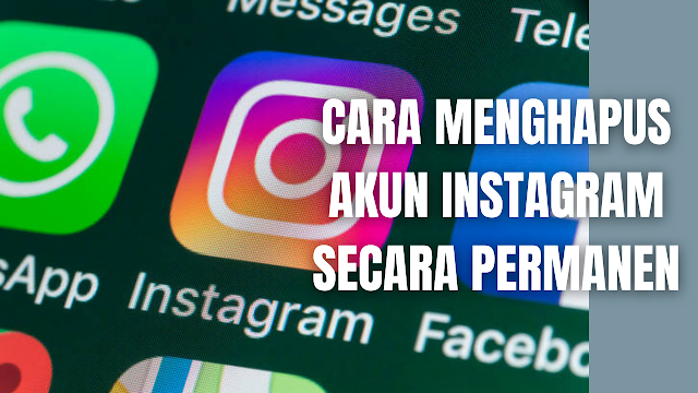 Cara Menghapus Akun Instagram Secara Permanen Perlu di ingat di dalam menghapus akun secara permanen, risiko yang ditimbulkan ialah akun tidak akan dapat di akses lagi dan seluruh data-data seperti video, foto, dan lain-lainya akan hilang secara permanen. Maka lakukan terlebih dahulu backup atau cadangkan atau download data-data yang ada.  Atau solusi yang paling mudah jangan hapus akun tersebut lalu simpan saja ID dan Password akun tersebut pada berkas atau buku harian. Agar apabila di kemudian hari ingin dipakai bisa dengan mudah untuk mengaksesnya kembali.  Cara Menghapus Permanen Akun Instagram Untuk menghapus secara permanen pada akun Instagram, silahkan ikuti langkah-lengkah berikut ini :  Buka Aplikasi Instagram Login dengan akun Instagram yang akan dihapus Pilih menu "Profil" Pilih "Ikon Garis Tiga" yang ada di bagian pojok kanan atas Pilih menu "Settings atau Pengaturan" Pilih menu "Help atau Bantuan" Pilih "Help Centre atau Pusat Bantuan" apabila ada pilihan untuk memilih browser pilih saja google crome. Selanjutnya akan diarahkan ke halaman "help.Instagram.com" secara otomatis, lalu pilih opsi "Berhenti Sejenak Menggunakan Instagram". Apabila tidak ada cari saja di menu pencarian dengan menulis "Menghapus Akun Anda". Pada halaman selanjutnya pilih opsi “Bagaimana Cara Menghapus Akun Saya?” Pilih "Menghapus Akun Anda” Selanjutnya akan diarahkan ke halaman "Hapus Akun Anda" Kemudian akan diminta untuk memberikan alasan, mengapa menghapus akun tersebut. Masukkan alasan yang sesuai dengan keinginan. Masukkan password dan klik "Hapus", dan akun Instagram akan terhapus secara permanen.  NB : Untuk informasi lebih lanjut silahkan klik link ini help.Instagram.com  Nah itu dia bagaimana cara menghapus Akun Instagram secara permanen, melalui bahasan di atas bisa diketahui mengenai langkah-langkah di dalam menghapus Akun Instagram secara permanen. Mungkin hanya itu yang bisa disampaikan di dalam artikel ini, mohon maaf bila terjadi kesalahan di dalam penulisan, dan terimakasih telah membaca artikel ini."God Bless and Protect Us"