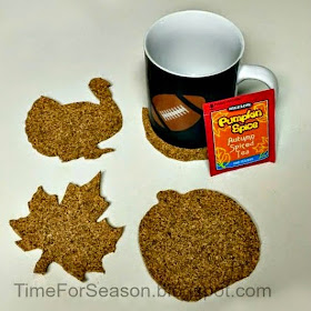 Fall Cork Coasters