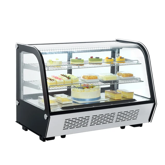 Bán tủ bánh kem mini để bàn, tủ mát mini quán cafe 70cm 90cm