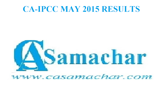 CA IPCC May 2015 Results