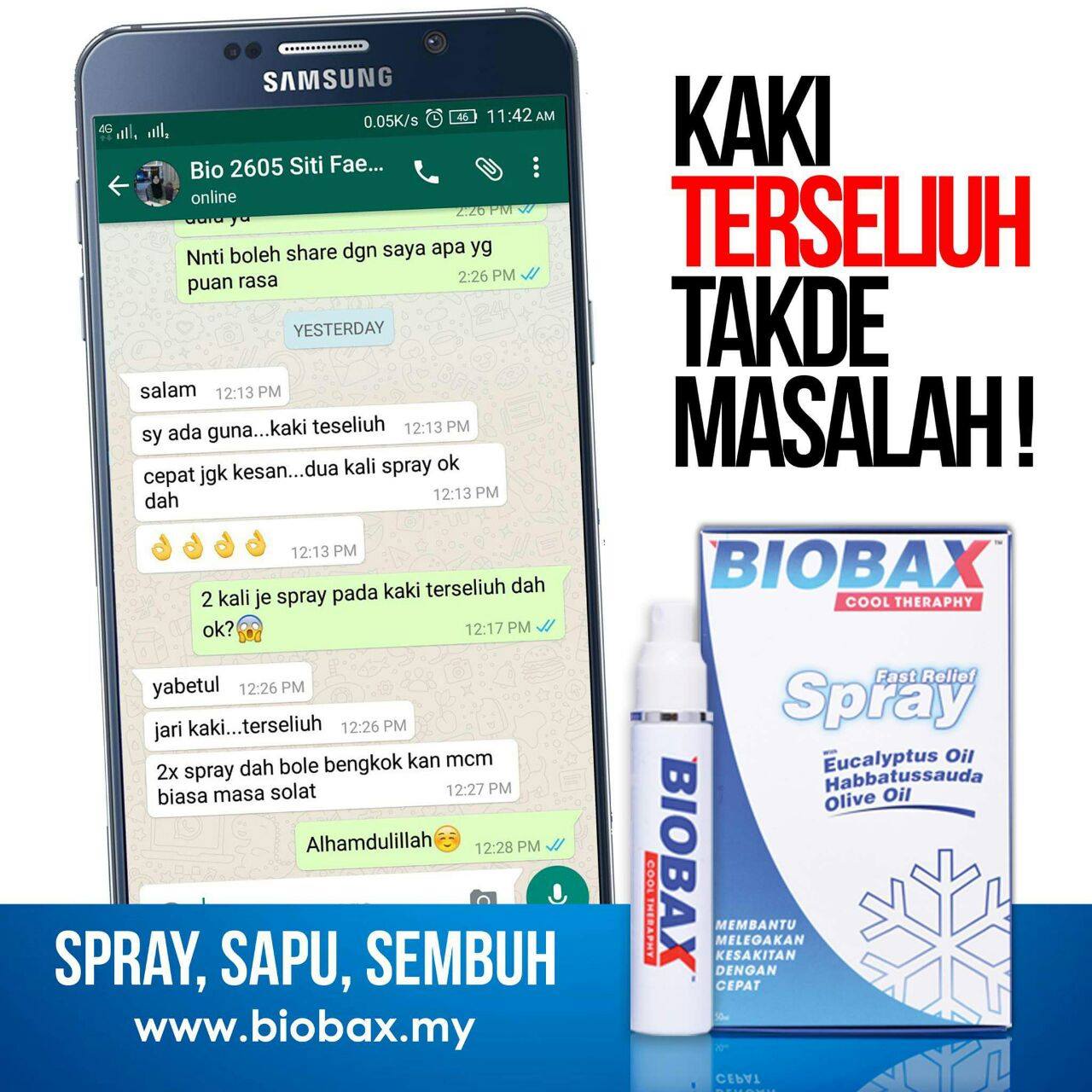 pengakuan berani dari pengguna Biobax Cool Theraphy!