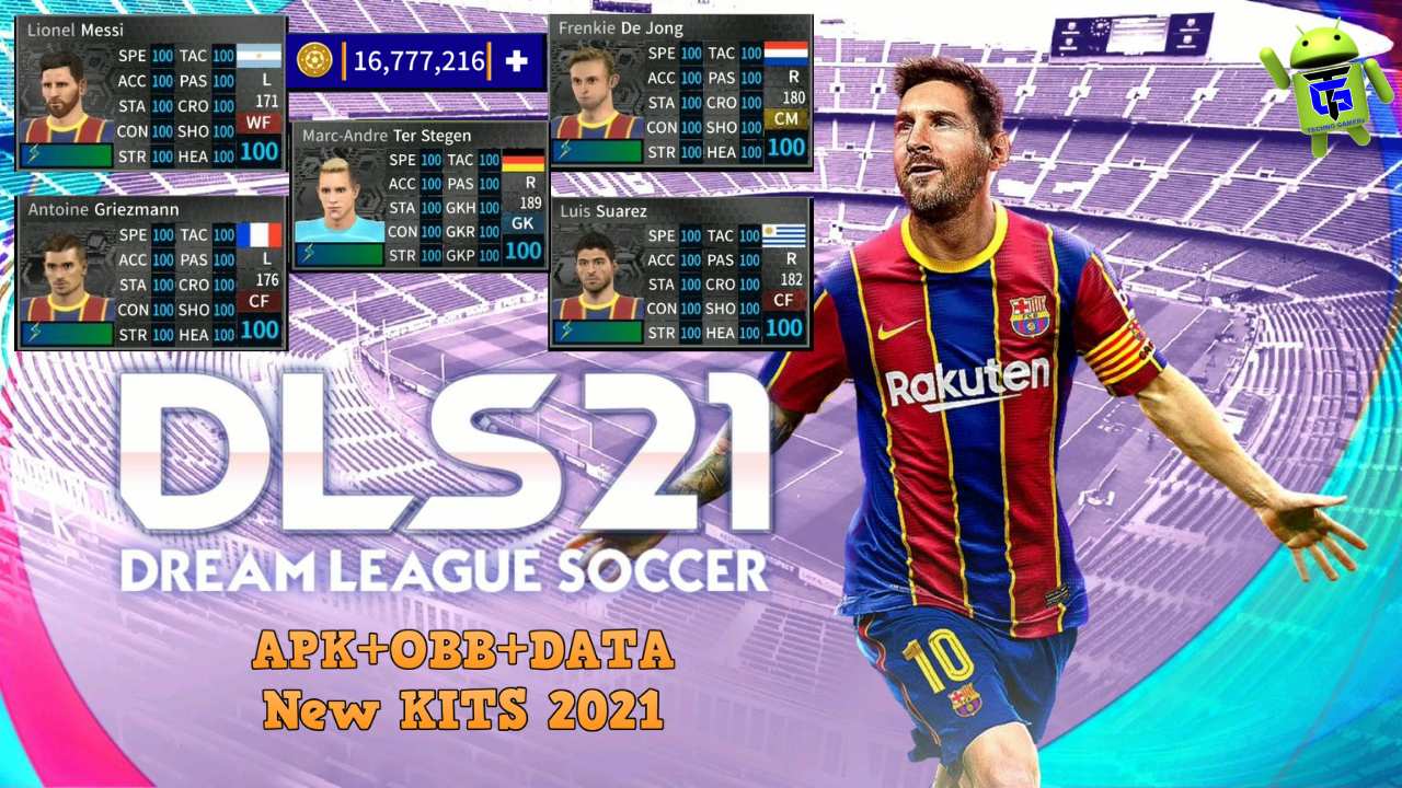 DLS 21 Dream League Soccer 2021 APK Mod Barcelona Team