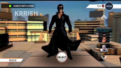 Krrish 3 game for android mobile phone