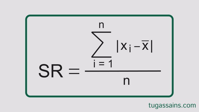 Rumus Simpangan Rata-rata Data Tunggal