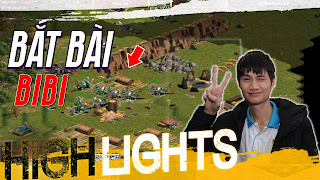 Highlights AOE: BiBi cầm Minoan đánh thẳng CUNG A bị Hồng Anh BẮT BÀI