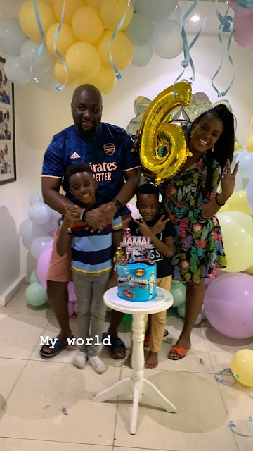 Jaiyeorie Lanre Balogun & Bisoye Ogunnusi son Jamal 6th Birthday