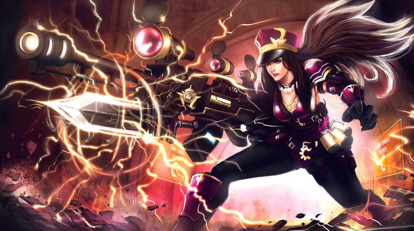 Caitlyn League of Legends Wallpaper