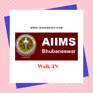 AIIMS Bhubaneswar Walk-In Drive 2019 for Junior Resident Posts (100 Vacancies)