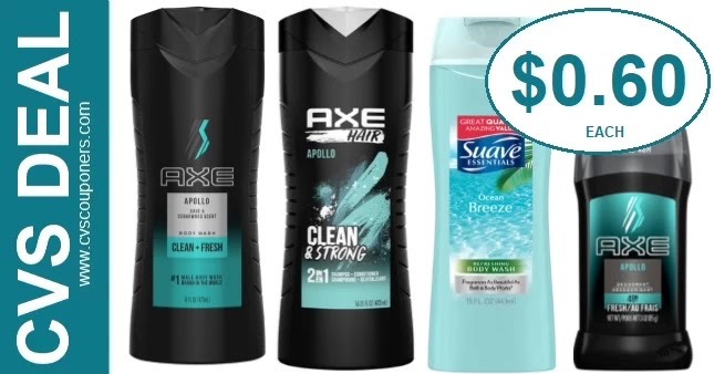 Must Do Axe & Suave CVS Deal