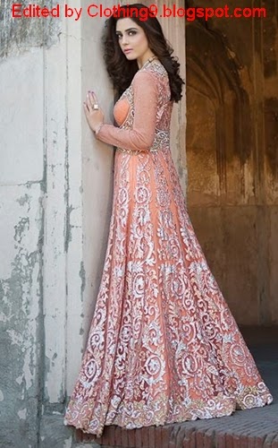 Pakistan Bridal Maxi Dresses in 2015