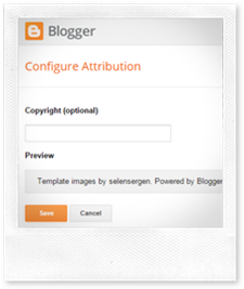 Remove Blogger Attribution Gadget