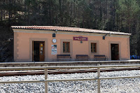 Estación del Clot del Moro en la Pobla  de Lillet
