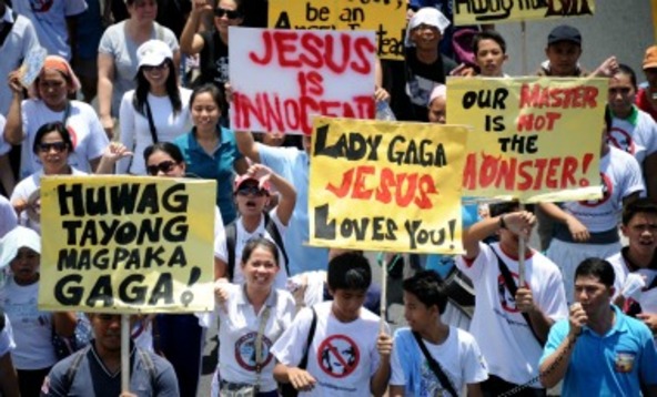 Protestas contra el concierto de Lady Gaga en Filipinas