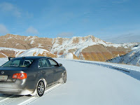 Driving on Snow slicked roads requires More Safety Practices