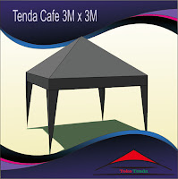 Tenda Cafe 3M x 3M The Series, Penjual Tenda Cafe Stand Standar Untuk Kegiatan Berjualan atau Berdagang ukuran 3M x 3M dengan Harga Tenda yang terjangkau.