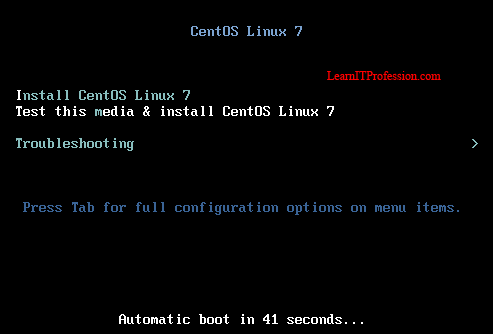 how install centos 7 with lvm