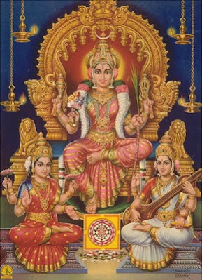 Picture of Hindu Goddess Tripurasundari