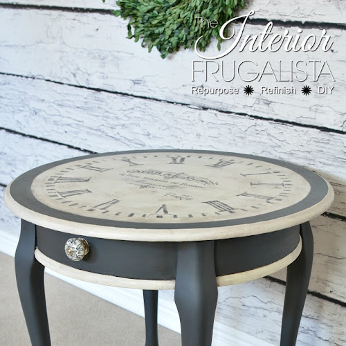 Old World Clock Face Table With An Identity Crisis 