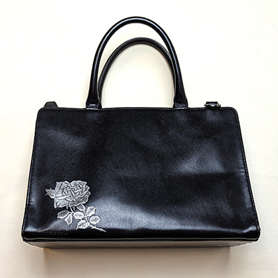 Artherapie Ficelle Rose 2 Way Bag Black x Silver