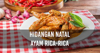 Hidangan Natal Ayam Rica-Rica