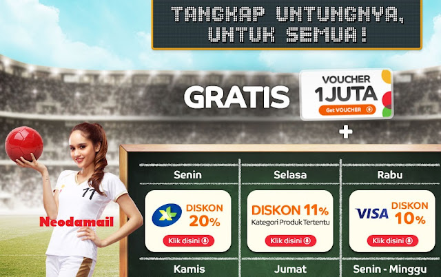 Belanja di Elevenia Gratis Voucher 1 Juta