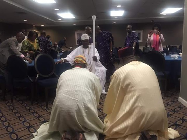 Ooni Of Ife Oba Ogunwusi Arrives New York With 10 Chiefs & 20 Servants, Lodges In New Jersey Hotel