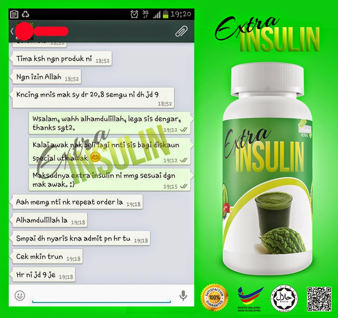 Ubat Kencing Manis Berkesan ~ Extra Insulin