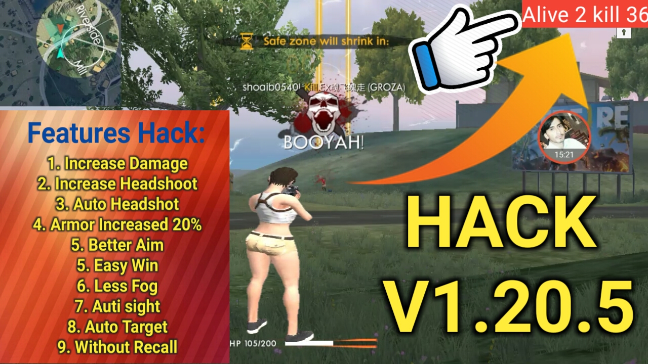 Garena Free Fire Game Hack Apk 100% Free