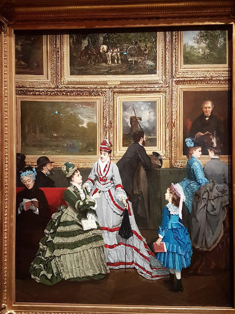 Le Salon de 1874. Camille Cabillot-Lassalle. Musée d'Orsay