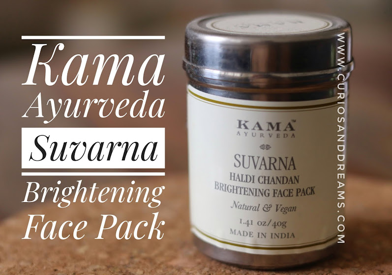 Kama Ayurveda Suvarna Brightening Face Pack, Kama Ayurveda Suvarna review, Kama Ayurveda face pack review