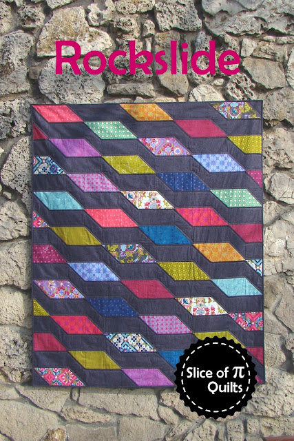 Rockslide quilt pattern by Slice of Pi Quilts