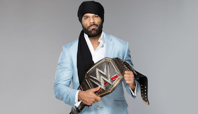 Jinder Mahal With WWE Championship