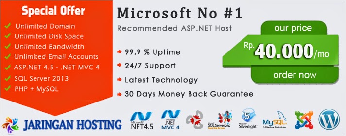 ASP.NET Hosting Indonesia Jaringan Hosting