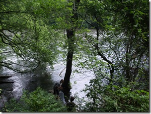 Kids already fishing