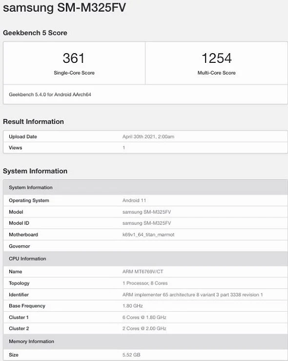 Samsung Galaxy M32 4g