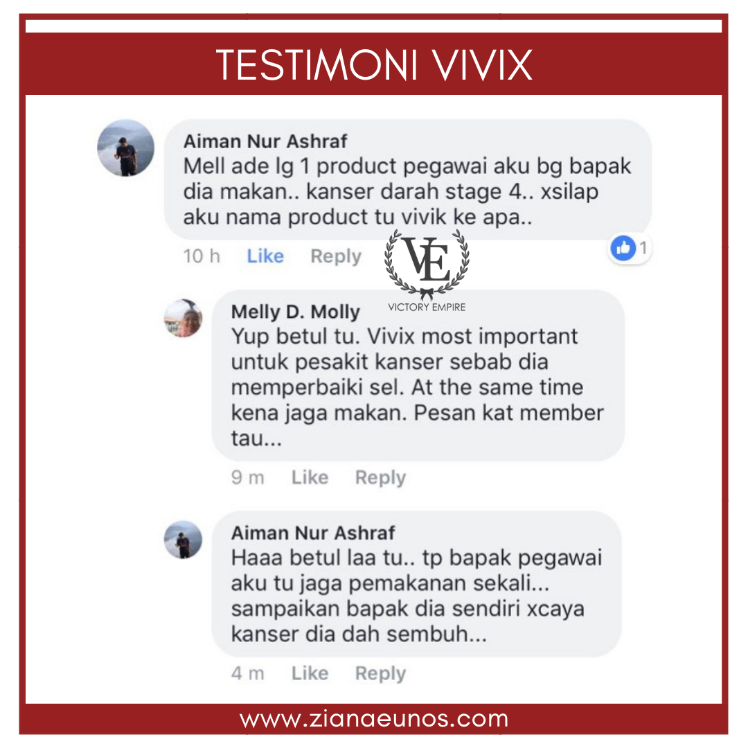 Testimoni Vivix Shaklee