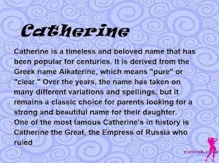 meaning of the name "Catherine"