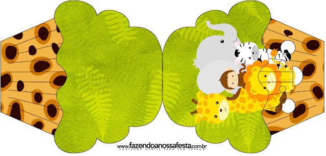 Jungle Babies: Free Printable Invitations.