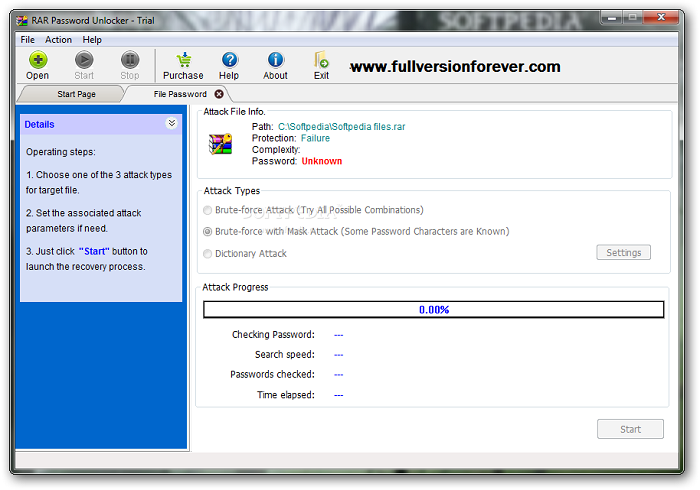 RAR Password Unlocker with crack latest full version for 