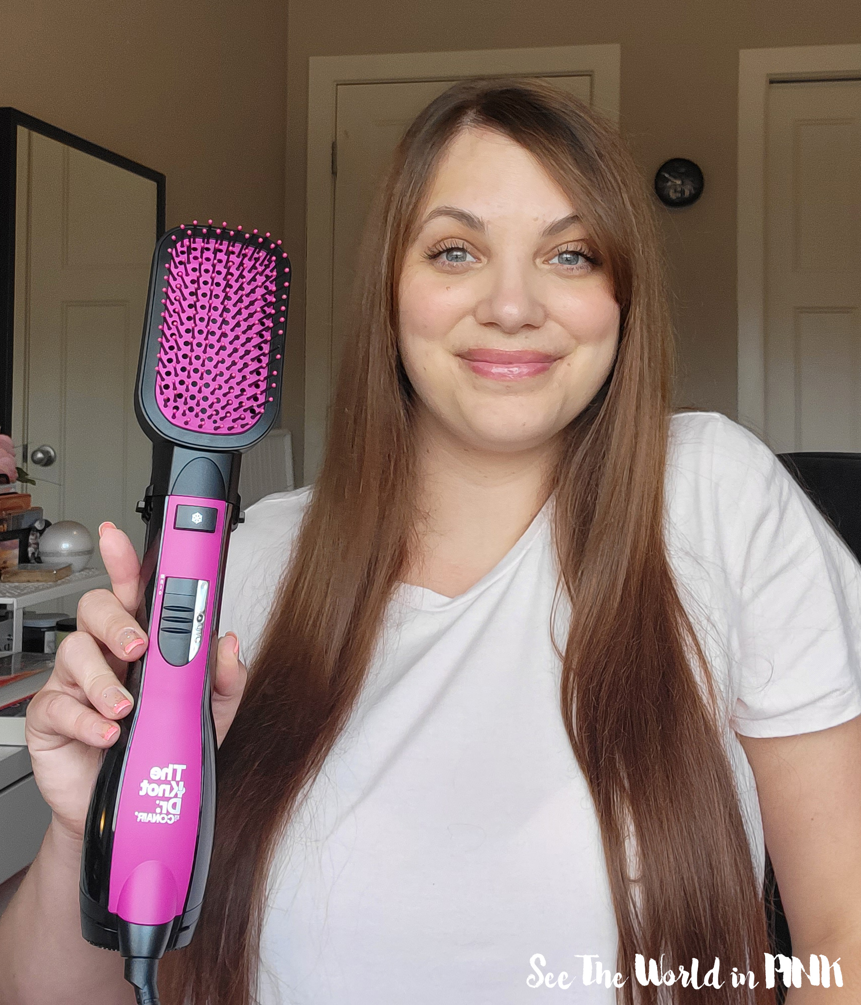 Getting My Barbie Hair On With Pink Conair Tools