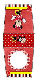 Minnie in Red and Polka Dots Free Printable Tic Tac Labels.