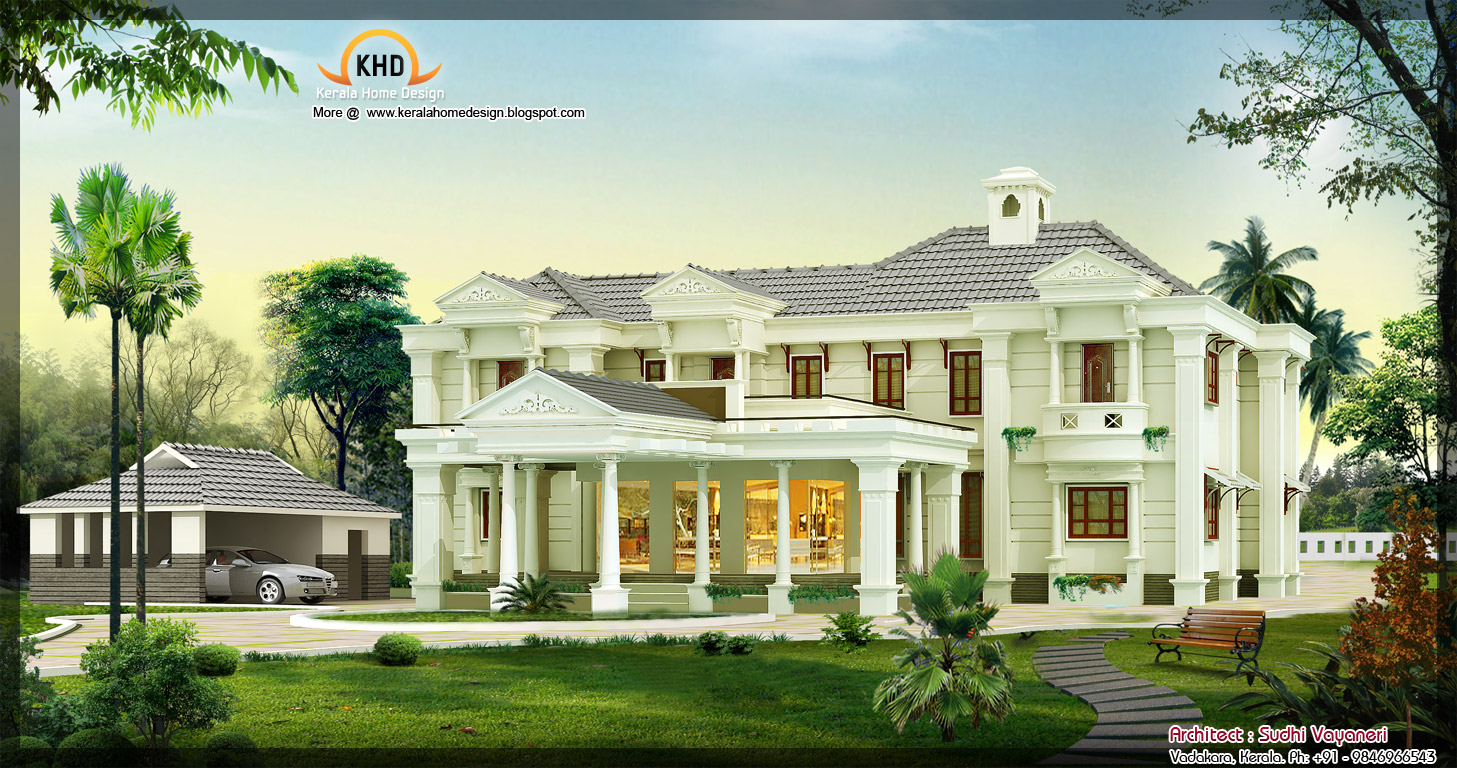 3850 Sq Ft Luxury House Design Kerala home design and 