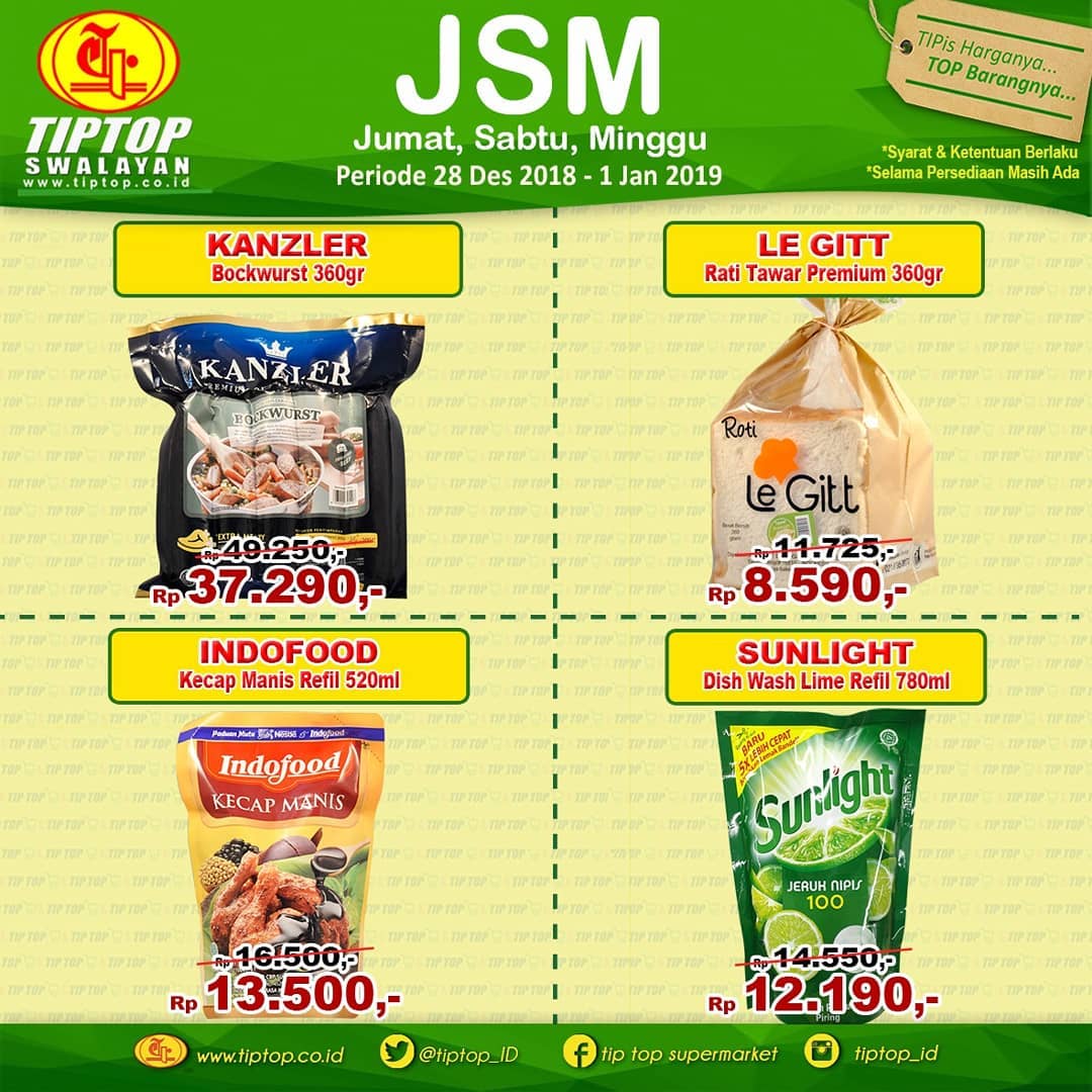 #TipTop - Promo Katalog JSM Periode 28 - 01 Jan 2018