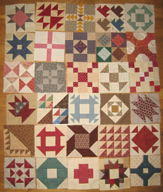 Sampler blocks for Cheri Payne's Everyday Patchwork