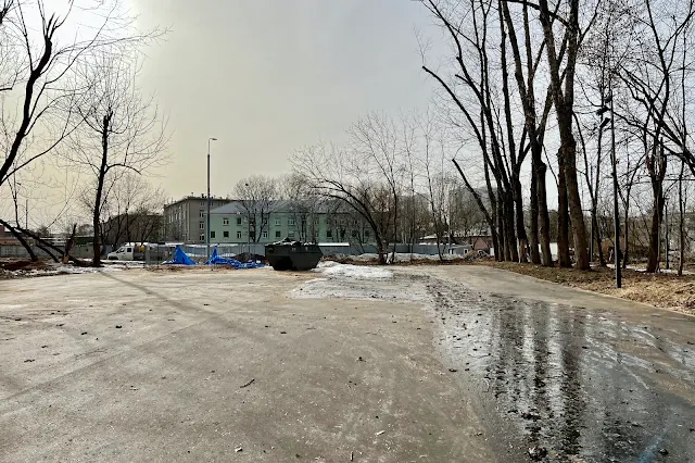 территория бывшего карантина ВДНХ в районе Сельскохозяйственной улицы, производственное здание 1959 года постройки территория бывшего карантина ВДНХ в районе Сельскохозяйственной улицы, производственное здание 1959 года постройки