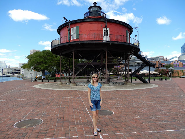 Susan at Seven Foot Knoll Lighthouse