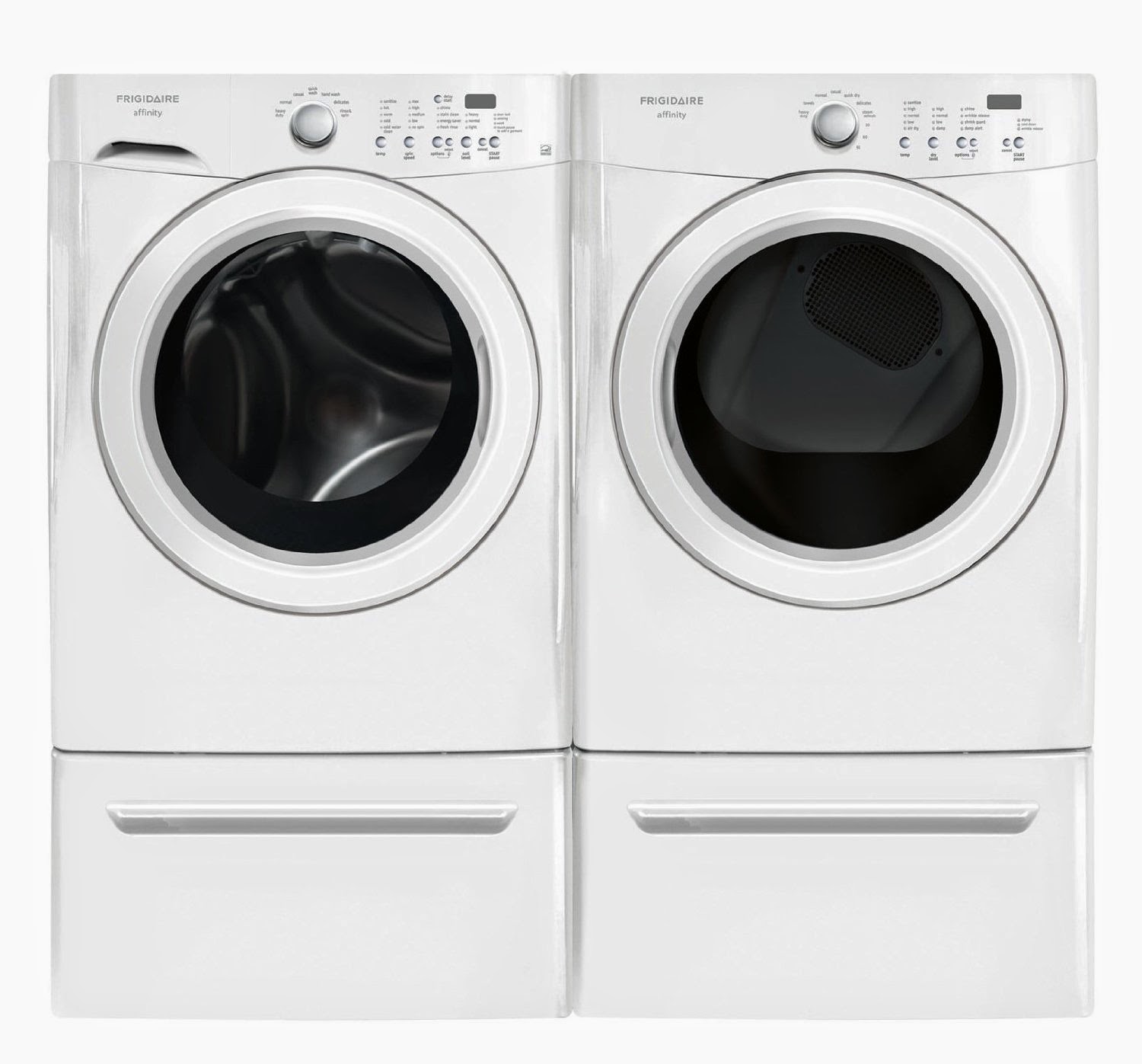 frigidaire front load washer and dryers